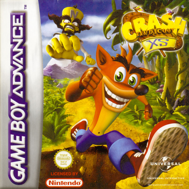 Crash Bandicoot the Huge Adventure for GameBoy Advance